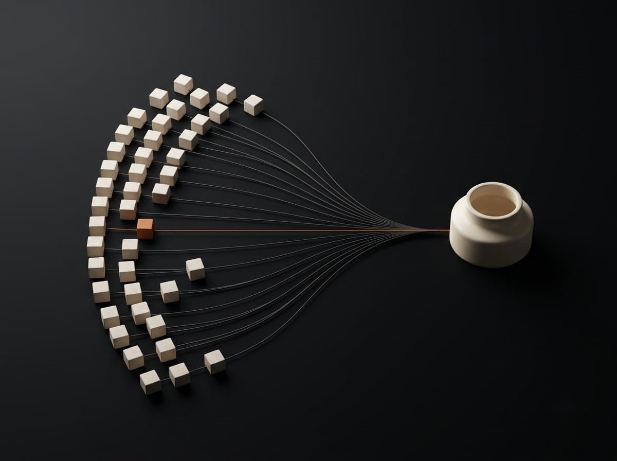 Product genealogy resolving into a single traceable lineage