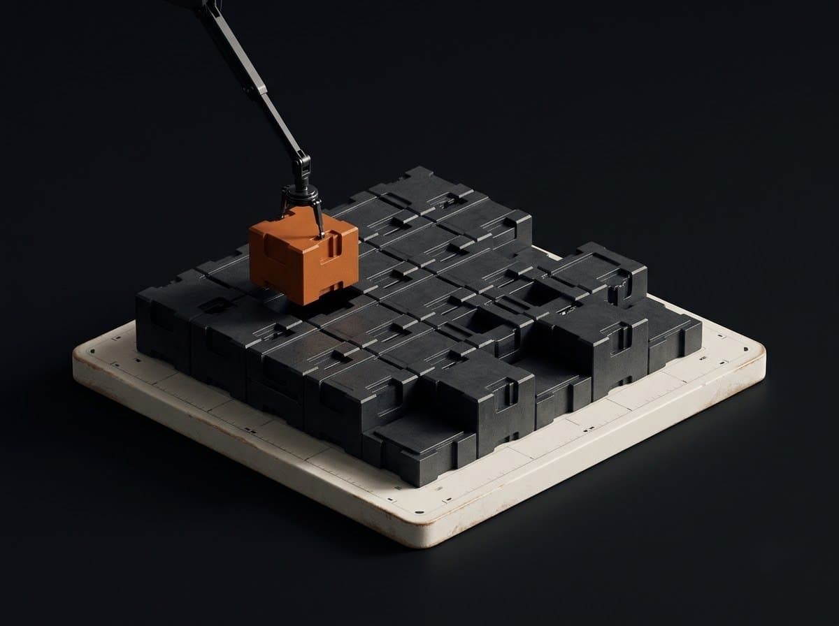 Modular engineering foundation assembling on a shared base