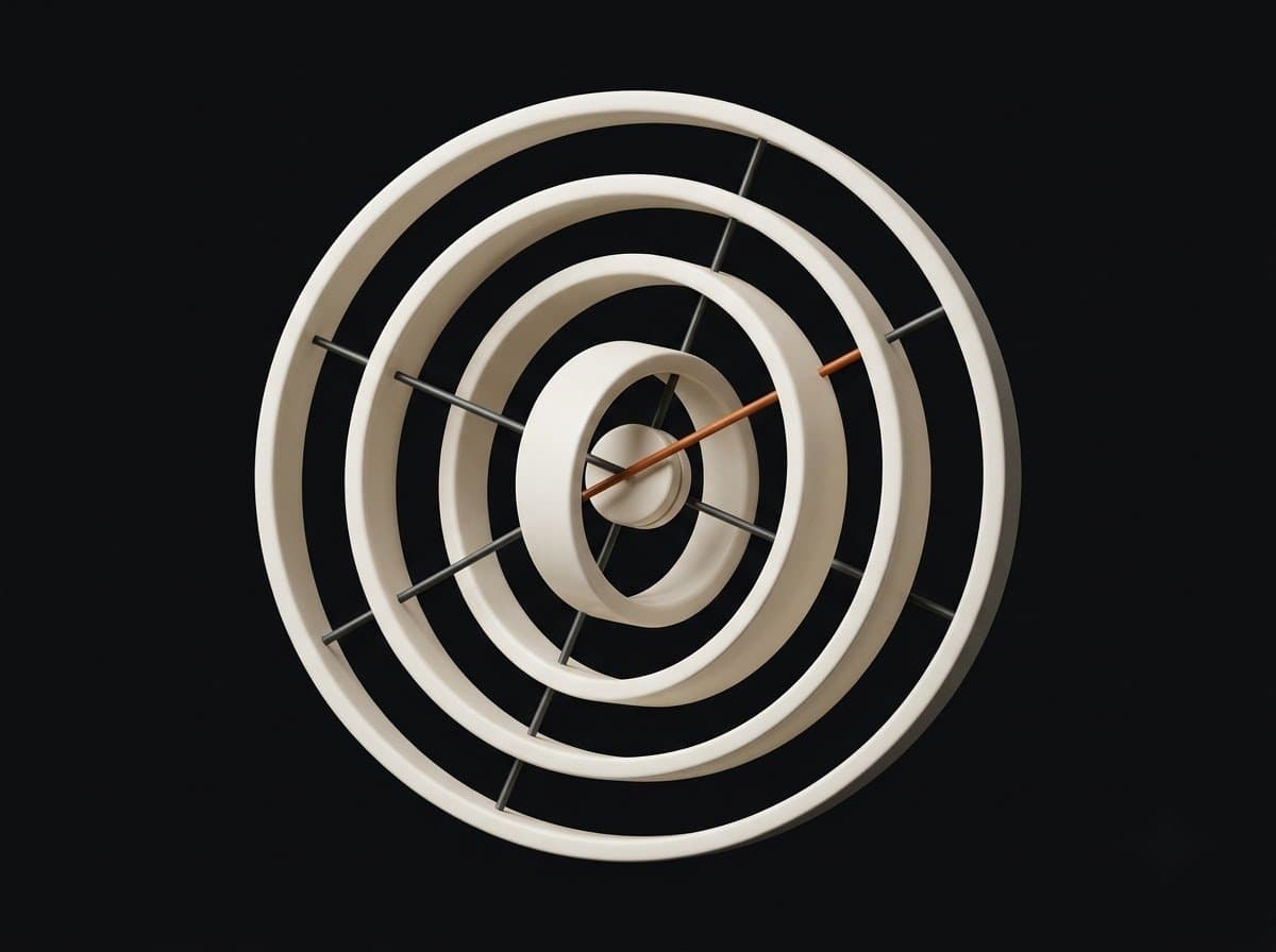 Concentric governance rings enclosing a protected data core
