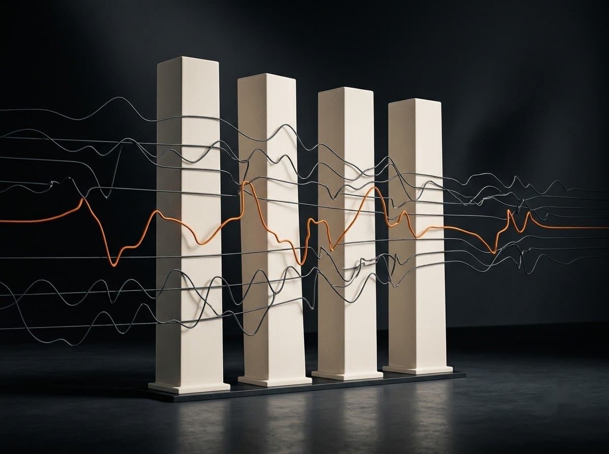 Four product columns being drawn into BOM alignment